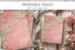 Antique Ephemera Background, collage paper Product Image 7