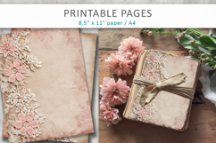 Lace scrapbook paper, romantic digital paper Product Image 4
