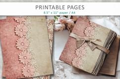 Lace scrapbook paper, vintage stationery Product Image 4