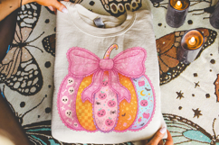 Preppy Pumpkin Png, Halloween PNG, Fall PNG, Autumn Png Product Image 4