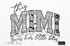 Lace This Mimi Loves Her Boos PNG Product Image 3