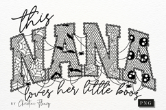 Lace This Nana Loves Her Boos PNG Product Image 3
