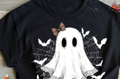 Cute Lace Ghost Png, Halloween Boo In Boojee Png Product Image 2