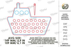 Lacing Kids Toy Laser Cut. Montessori Toy. Ship SVG Product Image 2