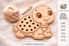 Lacing Kids Toys Bundle Laser Cut. Montessori Toy SVG Product Image 6