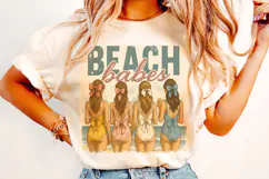 Beach Babes Summer PNG, Hello Summer PNG, Summer Vibes PNG Product Image 2