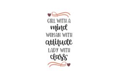 Lady With Class SVG Cut File Product Image 1