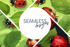 Ladybug Seamless Patterns Product Image 1