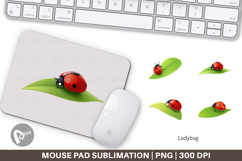 Mouse Pad Spring Ladybug Product Image 1