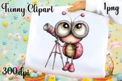 Watercolor Whimsical Ladybug Clipart PNG| Spring Garden Bug Product Image 1