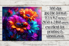 Ladybug Mousepad, Sublimation Mousepad, Floral Mousepad, d16 Product Image 2