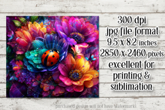 Ladybug Mousepad, Sublimation Mousepad, Floral Mousepad, d6 Product Image 2