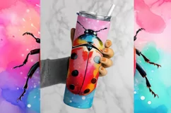 Ladybug Tumbler Wrap, 20 oz tumbler wrap, Ladybug png, Ladybug Tumbler Wrap