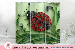 Ladybug Tumbler Wrap, 20 oz tumbler wrap, Ladybug png, Ladybug Tumbler Wrap