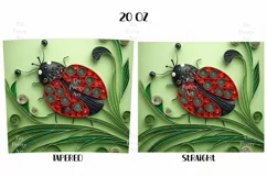 Ladybug Tumbler Wrap, 20 oz tumbler wrap, Ladybug png, Ladybug Tumbler Wrap