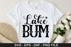 Lake Quotes SVG Design - Lake Hair Don't Care Product Image 2
