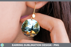 GorgeousLake Camping Round Earrings design.