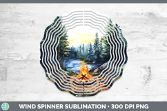 GorgeousLake Camping Wind Spinner design.