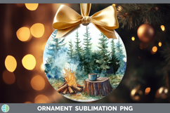 GorgeousLake Camping Ornament design.