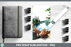GorgeousLake Camping Pen Wrap design.