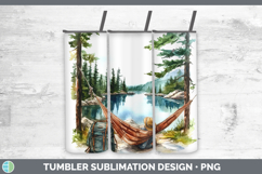 GorgeousLake Camping Tumbler design.