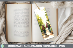 GorgeousLake Camping Bookmark design.