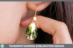 GorgeousLake Camping Teardrop Earrings design.