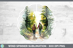 GorgeousLake Camping Wind Spinner design.