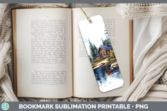 GorgeousLake Camping Bookmark design.