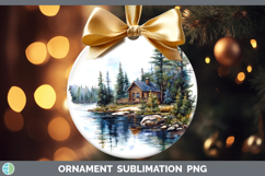 GorgeousLake Camping Ornament design.