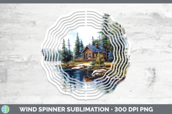 GorgeousLake Camping Wind Spinner design.