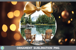 GorgeousLake Camping Ornament design.