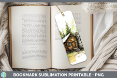 GorgeousLake Camping Bookmark design.