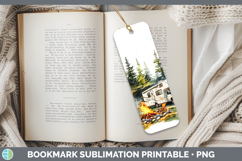 GorgeousLake Camping Bookmark design.