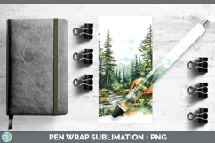 GorgeousLake Camping Pen Wrap design.