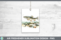 GorgeousLake Fish Sketch Air Freshener design.