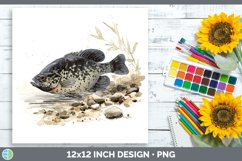 GorgeousLake Fish Sketch Paper Backgrounds design.