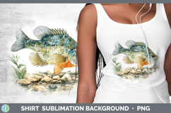 GorgeousLake Fish Sketch Shirt design.