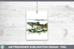 GorgeousLake Fish Sketch Air Freshener design.