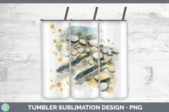 GorgeousLake Fish Sketch Tumbler design.