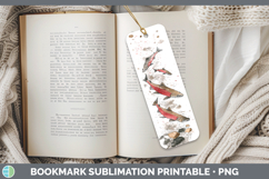 GorgeousLake Fish Sketch Bookmark design.