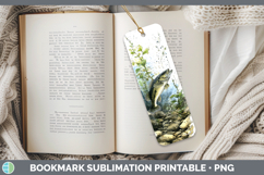 GorgeousLake Fish Sketch Bookmark design.