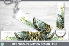 GorgeousLake Fish Sketch Key Fob design.