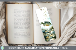 GorgeousLake Fish Sketch Bookmark design.