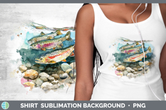 GorgeousLake Fish Sketch Shirt design.