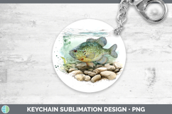 GorgeousLake Fish Sketch Keychain design.