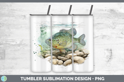 GorgeousLake Fish Sketch Tumbler design.