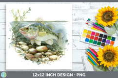 GorgeousLake Fish Sketch Paper Backgrounds design.