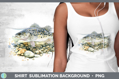 GorgeousLake Fish Sketch Shirt design.