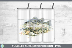 GorgeousLake Fish Sketch Tumbler design.